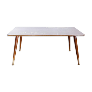 table basse pieds compas