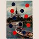 Paris Paris - Collage sur carte postale