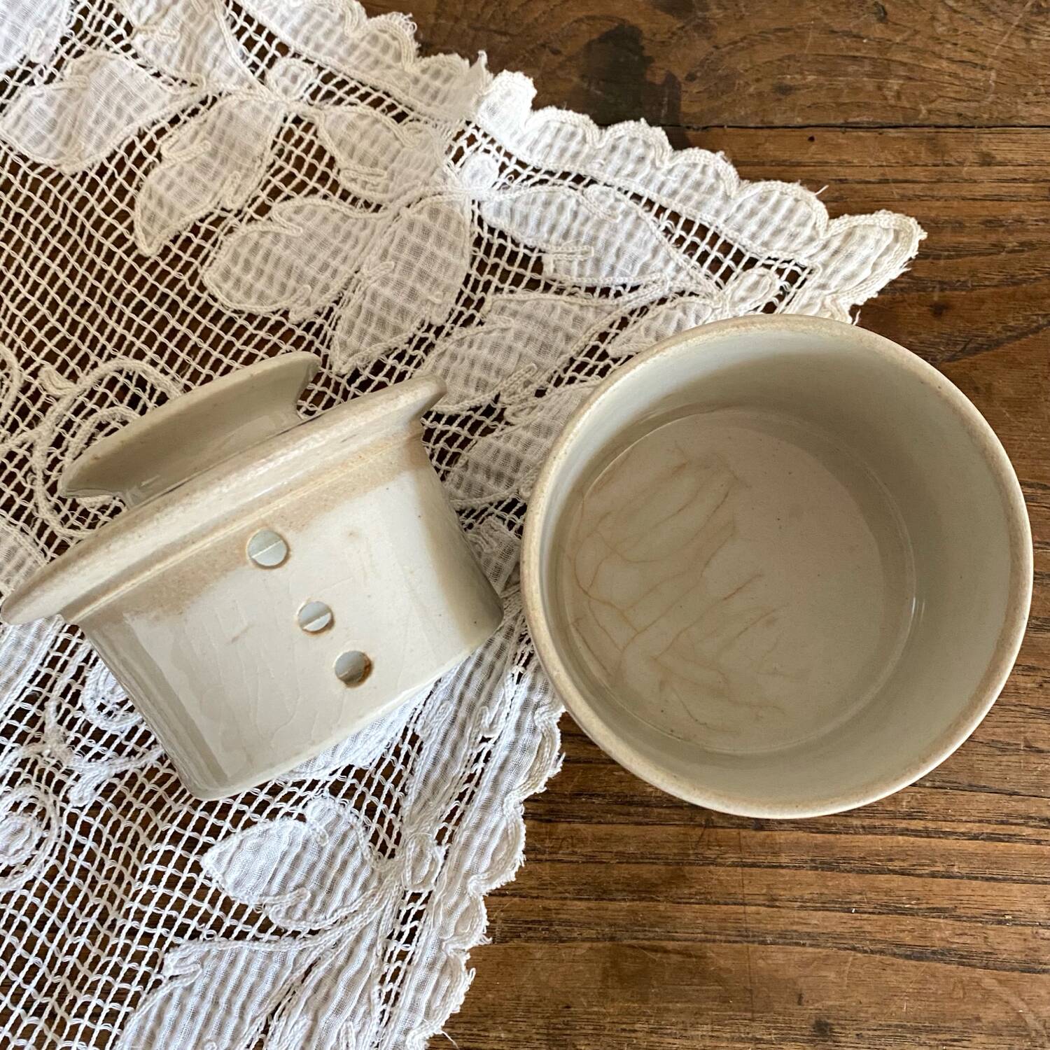 St Uze water butter dish