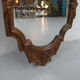 Miroir doré italien vintage 27x74cm