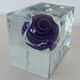 Glass candlestick, 80s
