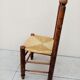 Chaise paille vintage Georges Robert