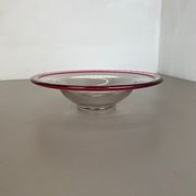 German 2,2kg Glass Bowl by Karl Wiedmann for WMF, 1960s Baushaus Art Deco