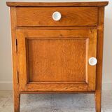 Oak bedside table from the 1950s