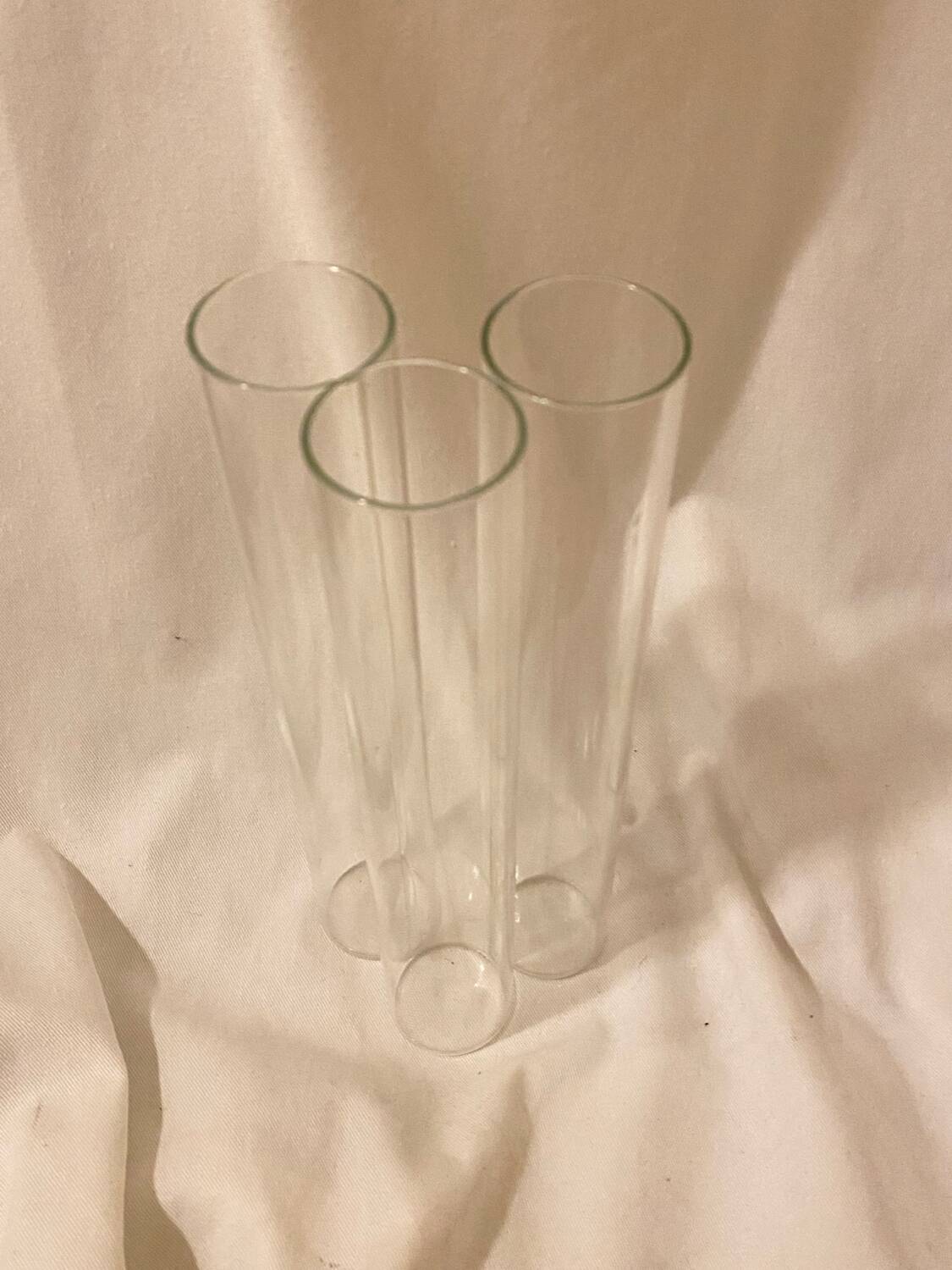 Three tube vase