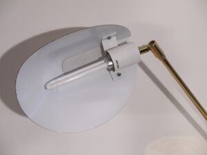 Lampe scandinave en laiton 1970