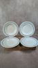 Set of 4 antique deep plates Gien – Terre de Fer Austerlitz model