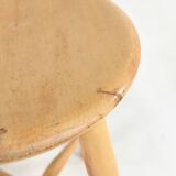 Danish Beech Stool, c.1960