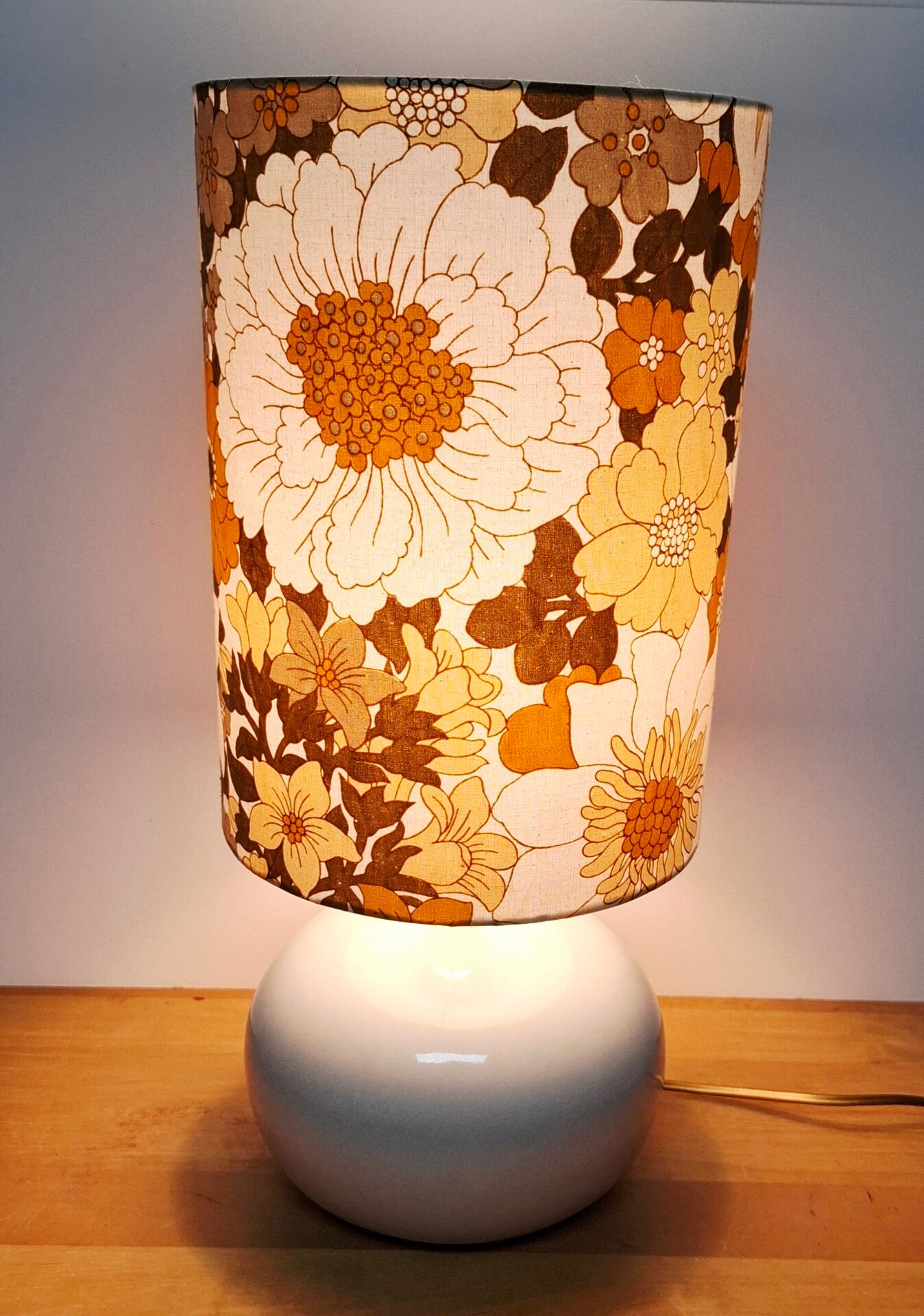 Lampe céramique vintage