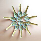 12 Chinese Mun Shou Spoons