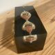 Pierre Giraudon resin hourglass paperweight