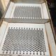 1970 postal sorting locker, perforated tole manufactured by Metalex