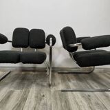 Mid-century restored armchairs