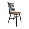 Black and walnut dining chair 1950