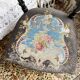 Antique chair napoleon III tapestry and painted wood