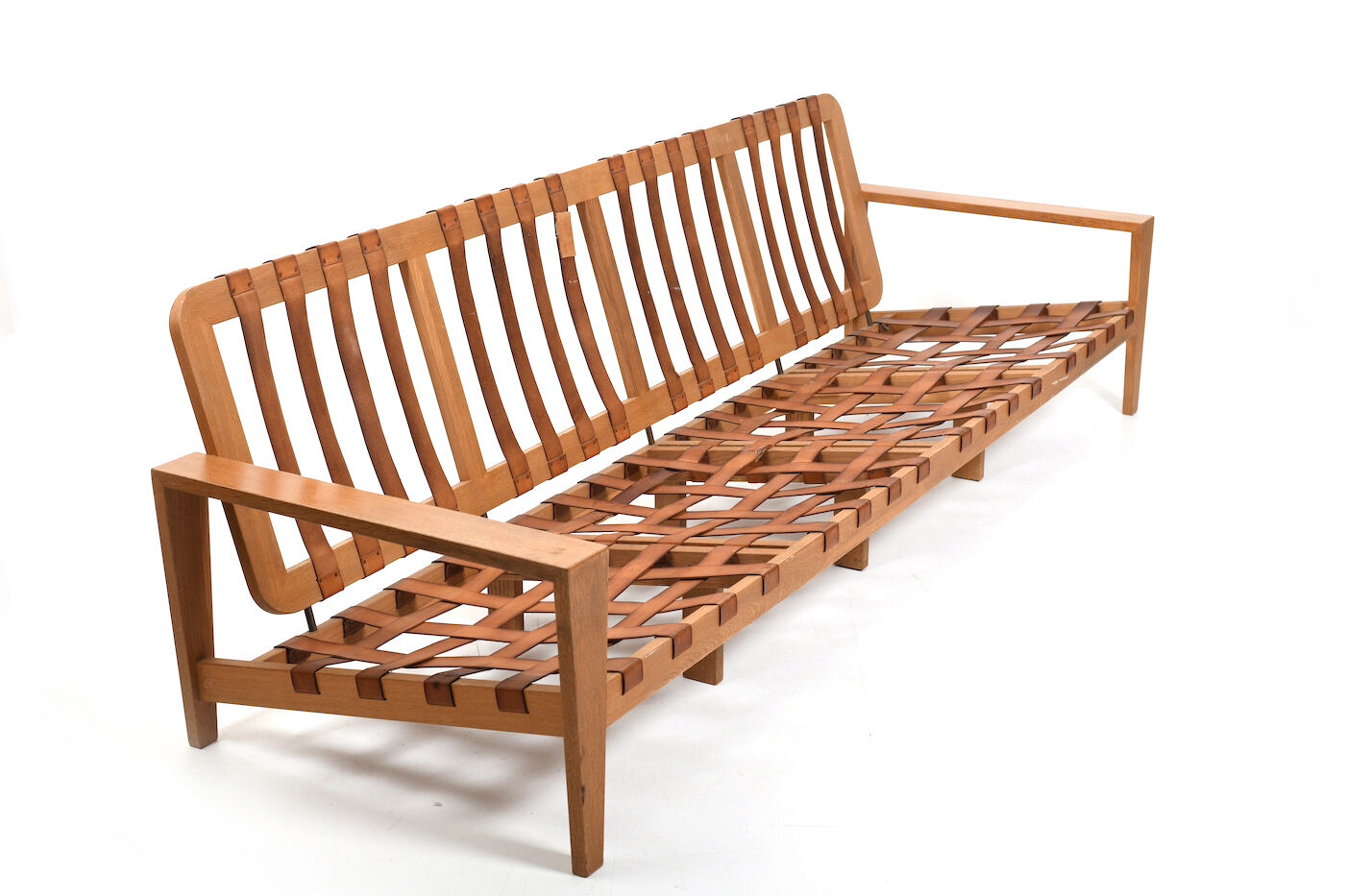 Svante Skogh large Bodo four Seater Sofa in Oak 1957