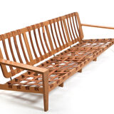 Svante Skogh large Bodo four Seater Sofa in Oak 1957