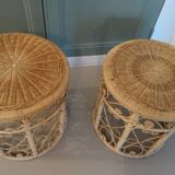 Pair of nightstands Peacock