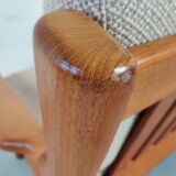 Juul Kristensen 2-seater teak sofa for Glostrup, Denmark 1960s