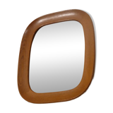 Scandinavian wooden mirror 1960