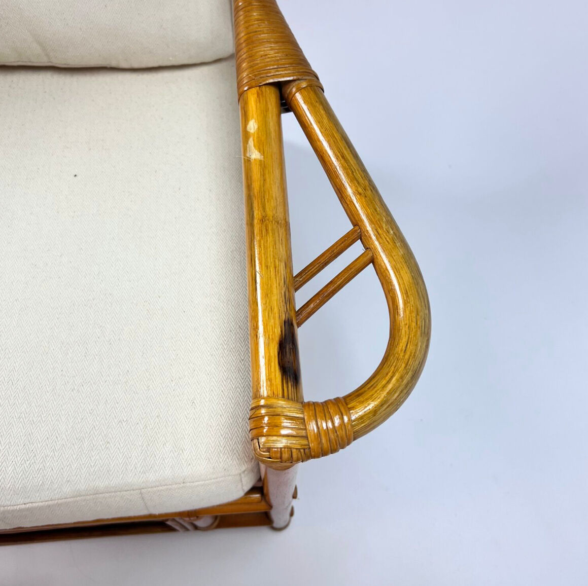 Bamboo armchairs lounge chairs