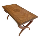 Table Basse de Style Néo-Classique / Directoire en Marqueterie