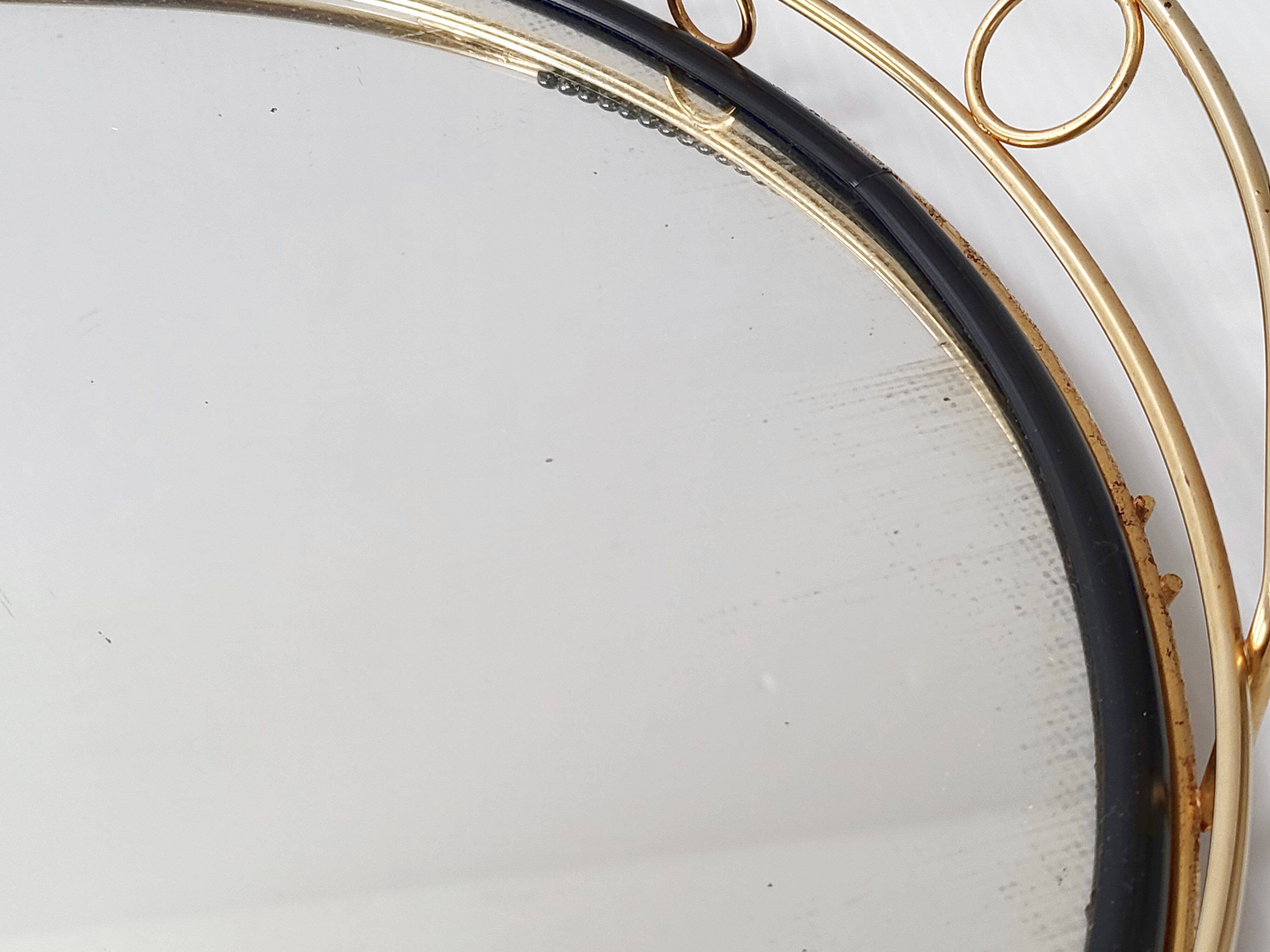 Vintage mirror tray 1950