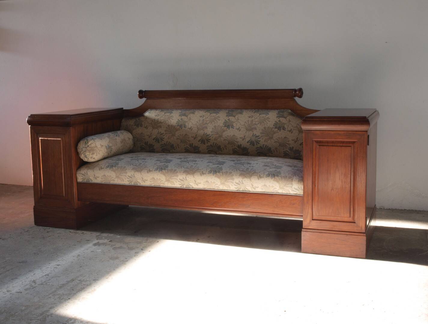 Vintage Oak Sofa / Couch, Antique Empire Danish Craftmanship 1880-1910s