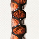 Exotic wooden candlestick