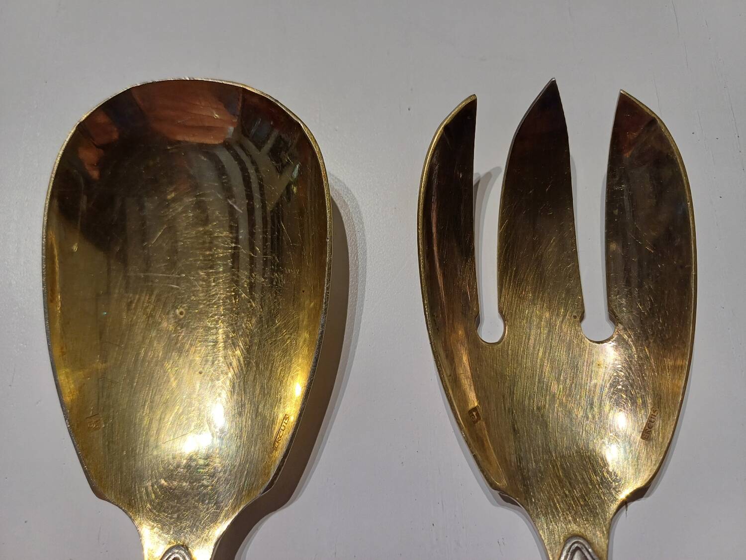 Pair of serving cutlery