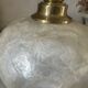 Capiz shell lamp and vintage brass
