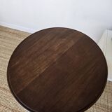 Charles Dudouyt style turned wood side table