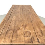 Brutalist farmhouse table in solid oak from the 1950s.