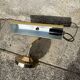 Pair of antique brass desk lamps, desk sconces.