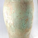 Green terracotta jar