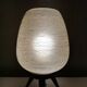 Danish vintage wooden tripod table lamp, 1970