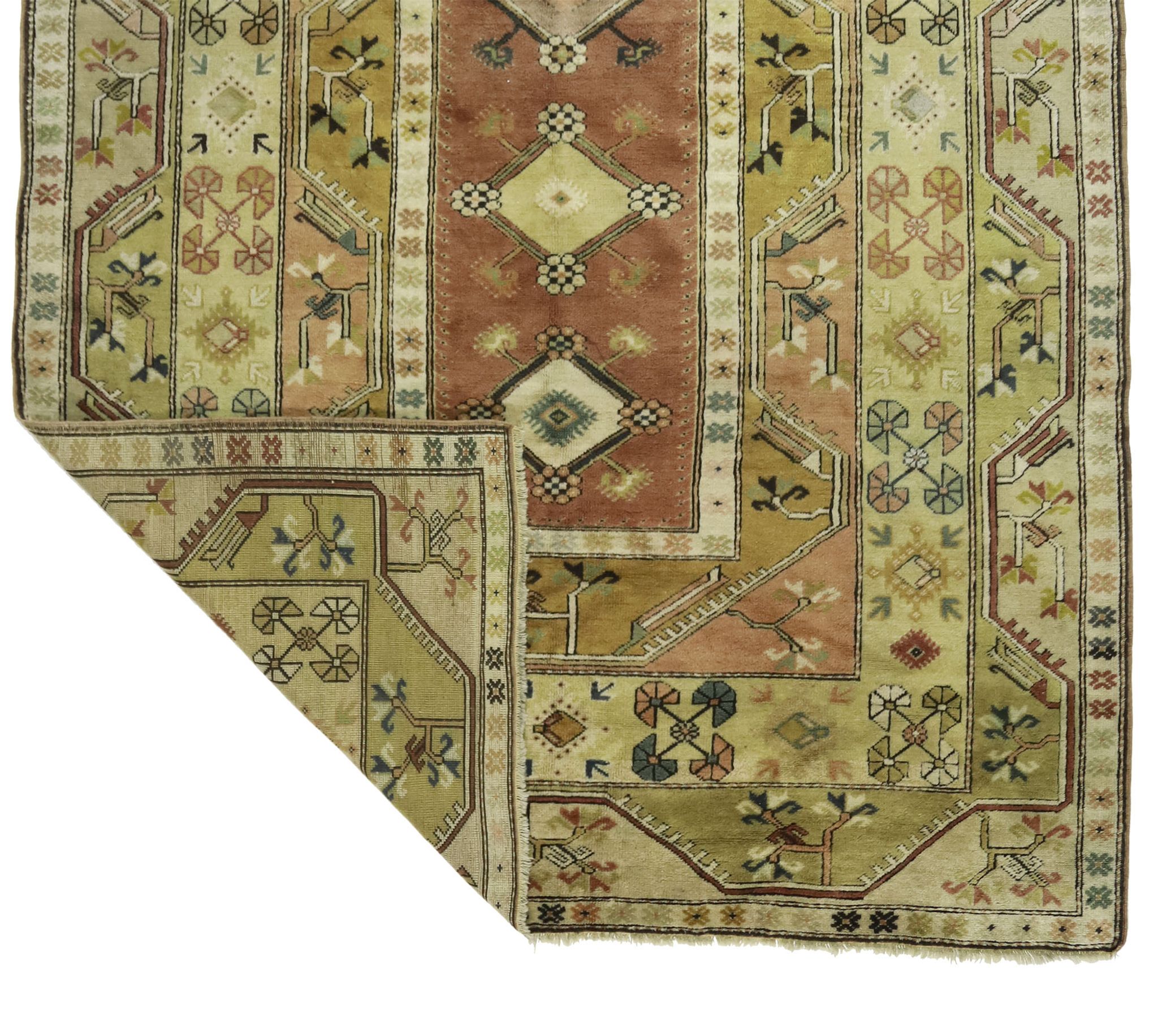 Anatolian handmade vintage rug 312 cm x 198 cm