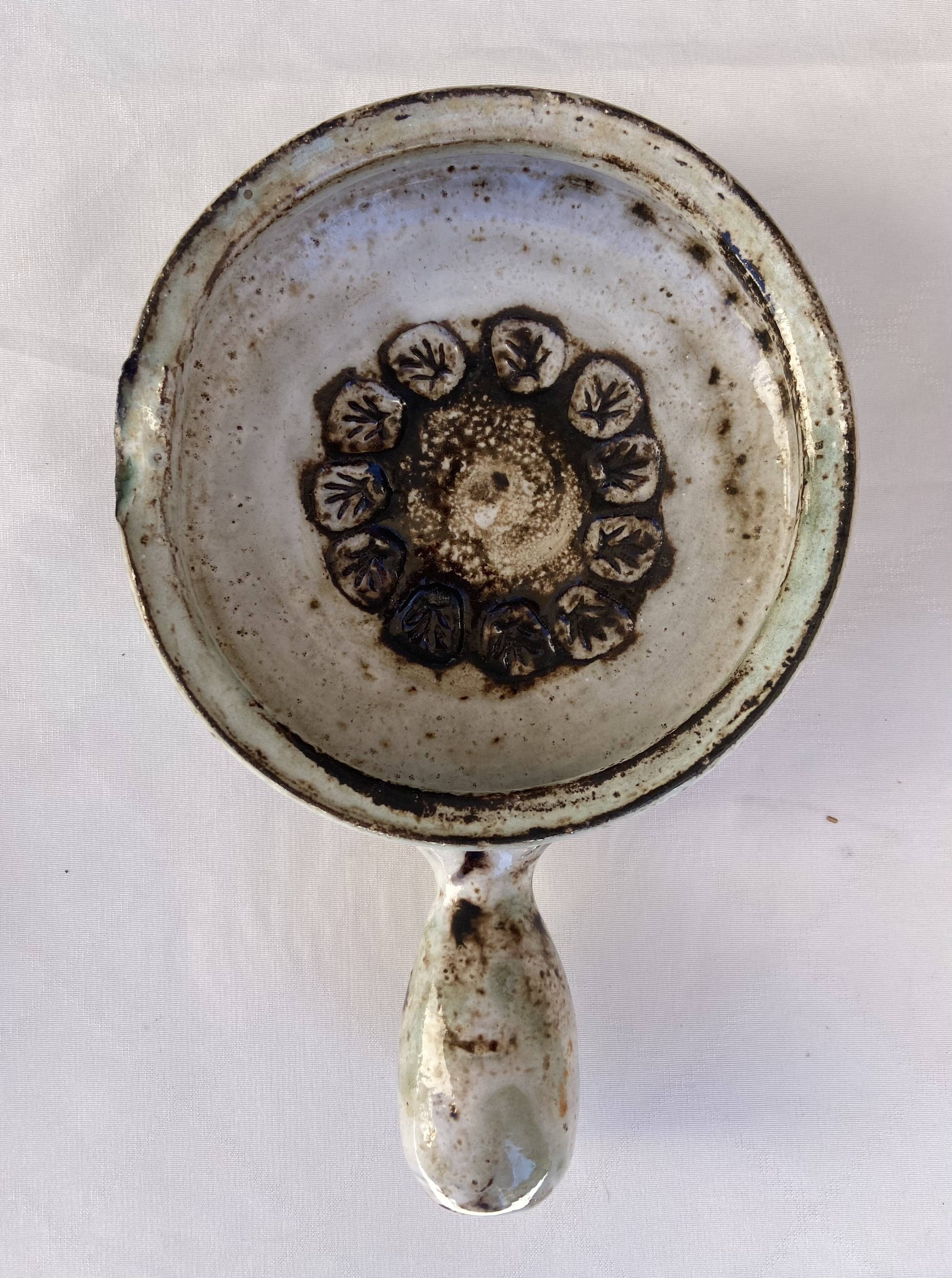 Two fondue pots by Albert Thiry