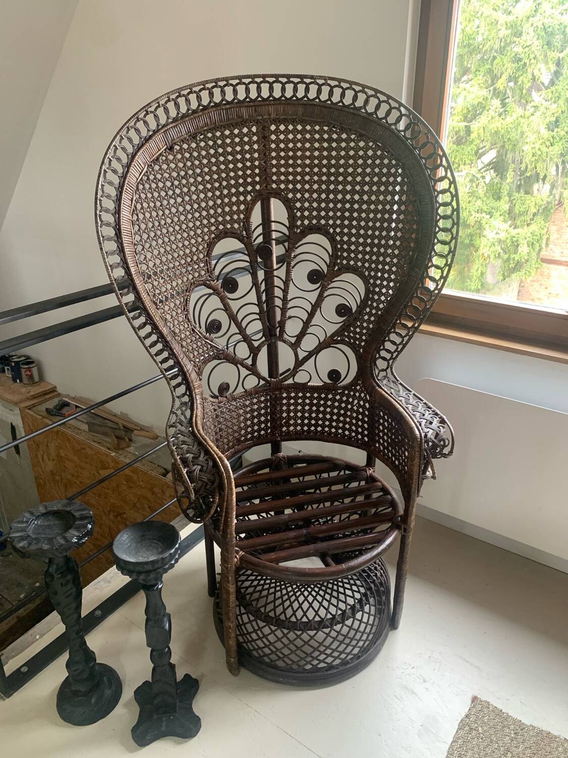 Emmanuelle rattan armchair