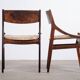Dining Chairs in Rosewood by Vestervig Erikson for Brdr. Tromborg, 1960s, Set of 6