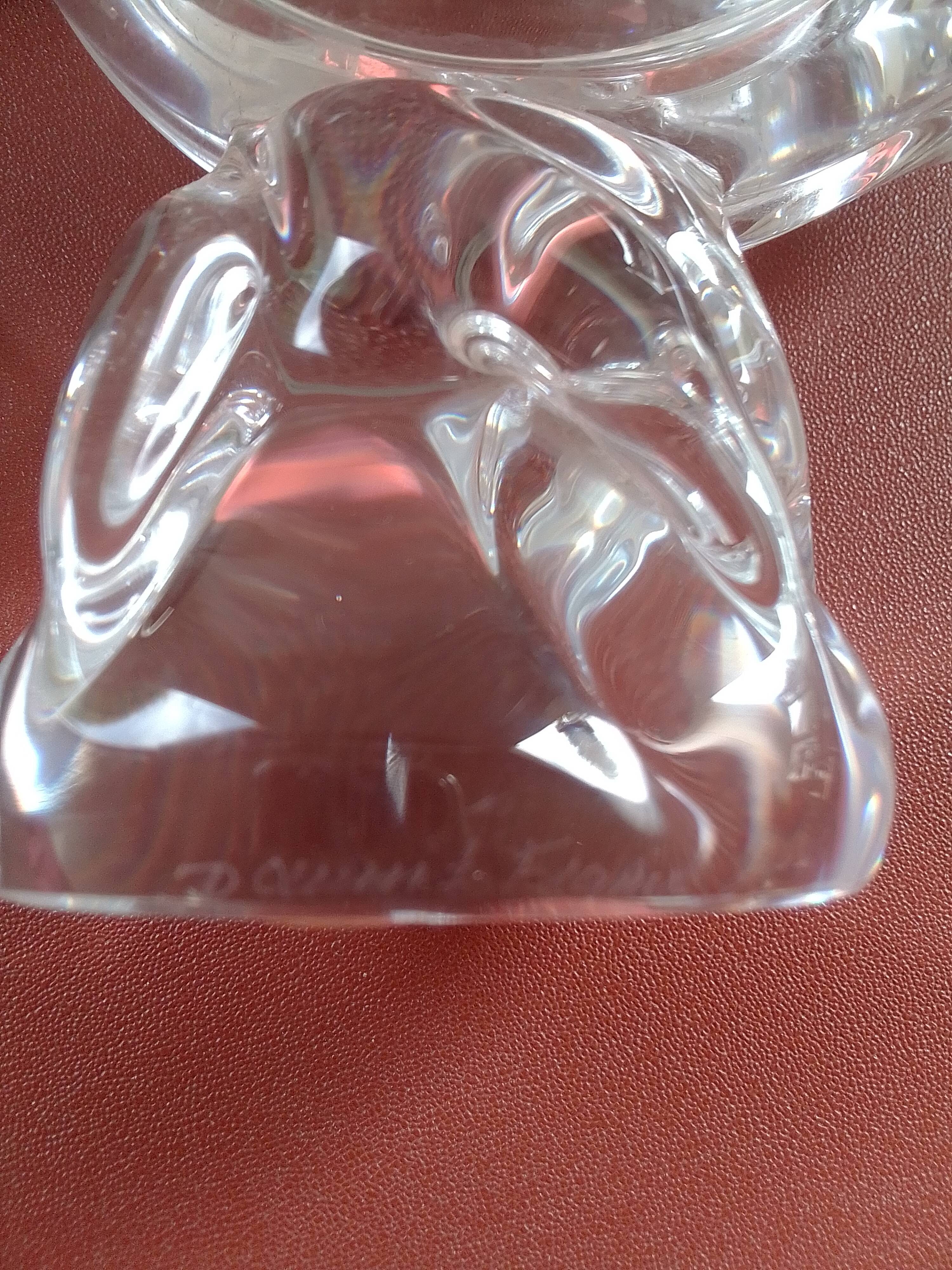 Daum crystal lamp foot