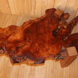 Coffee table brutalist tree trunk