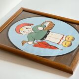 Screen printing on PAPER Medallion