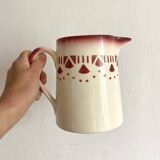 Luneville earthenware pitcher