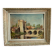 Walled city painting