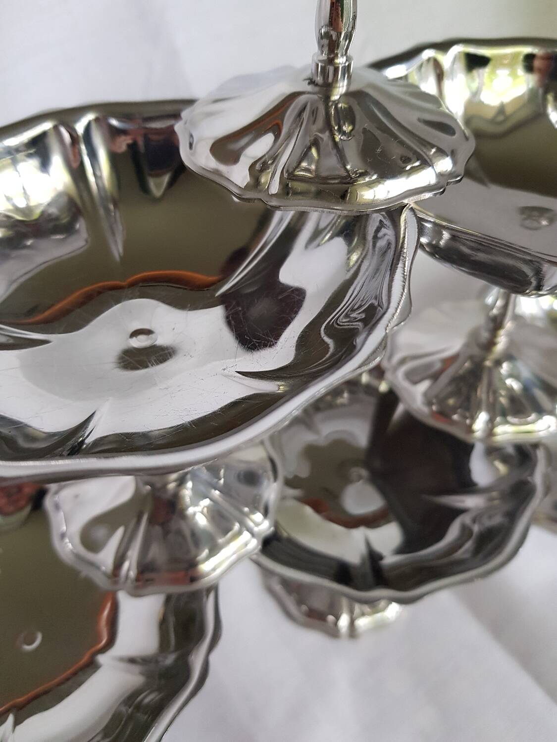 Coffret de 6 coupes à glace Guy Degrenne en inox avec bol assorti