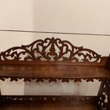 Openwork wall shelf walnut nineteenth