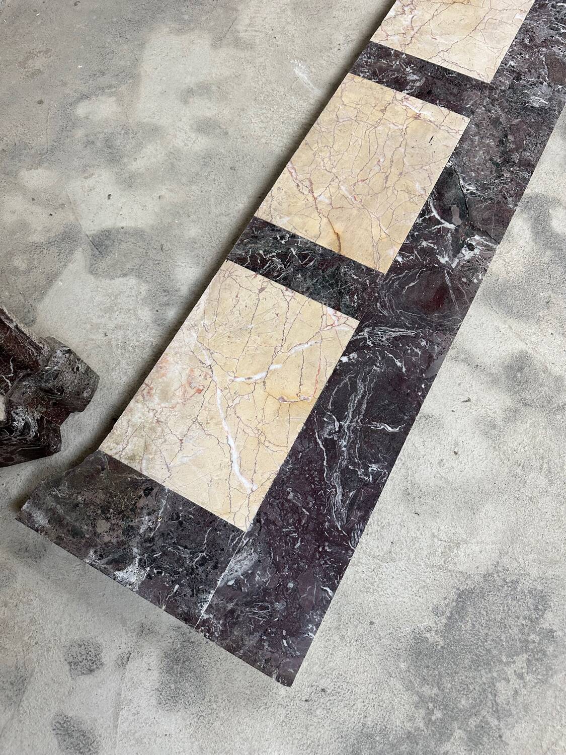 Italian Levanto marble fireplace 19th century