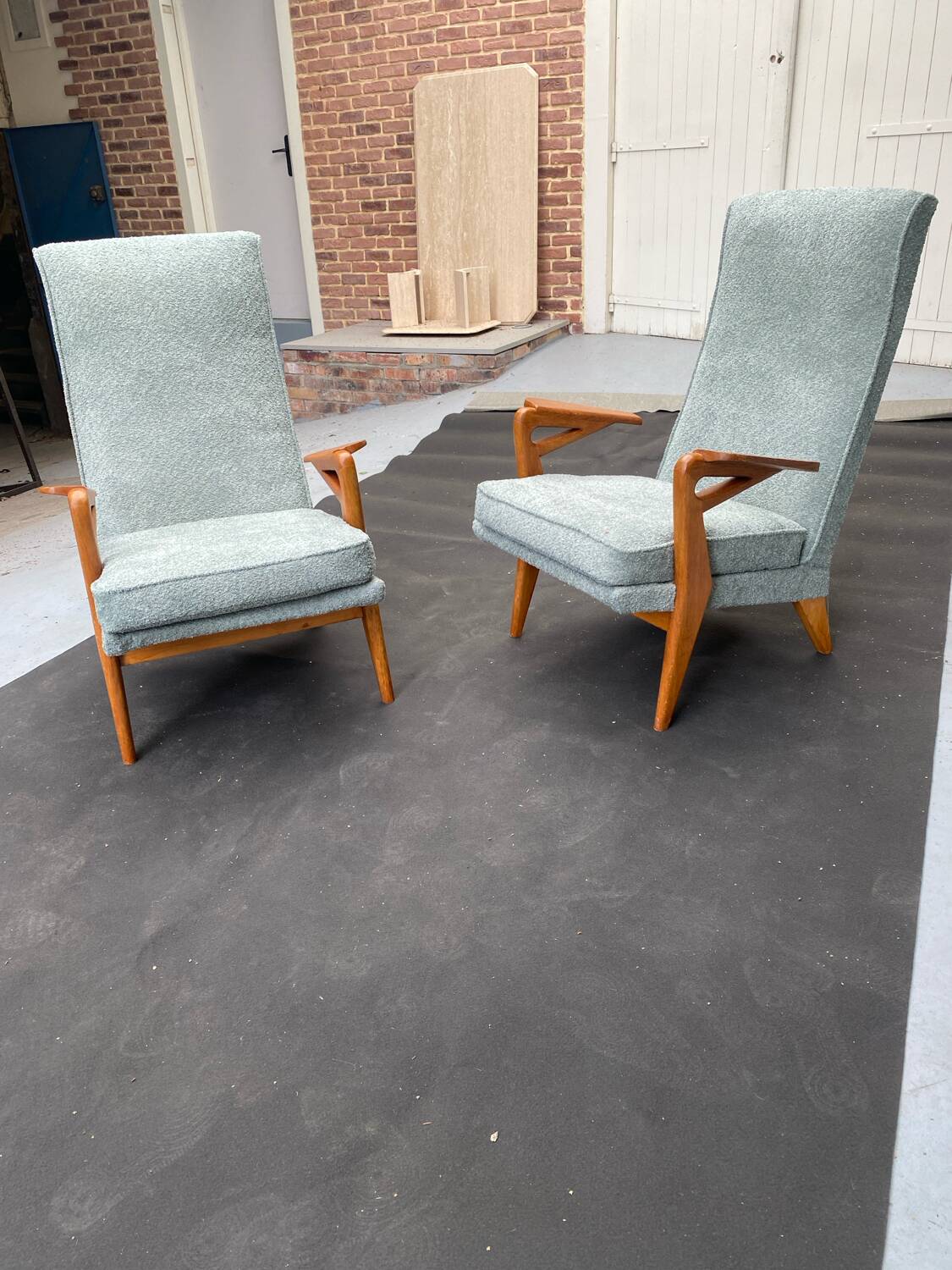 Pair of vintage armchairs