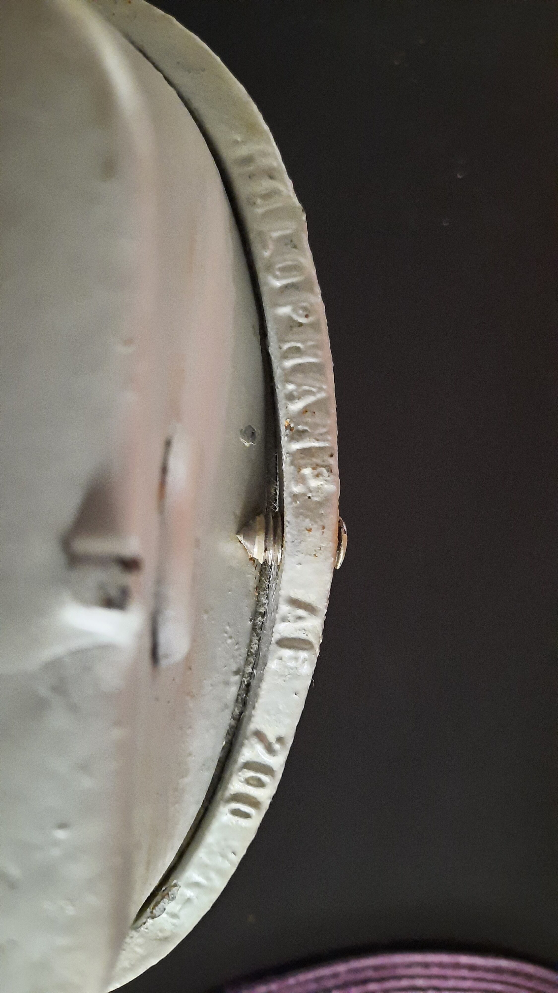 Holophanous cast iron wall lamp